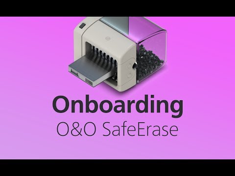 Erste Schritte mit O&amp;O SafeErase 14